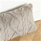 OHS Cable Knit Draught Excluder Draft Insulation Wind Blocker Door Stopper Decor