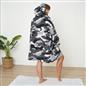 Dreamscene Camo Oversized Hoodie Blanket Giant Hiking Wearable Sherpa Sweatshirt