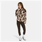OHS Print Teddy Fleece Half Zip Jumper Womens Pullover Sweatshirt Long Sleeve