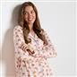 OHS Breakfast Pyjama Set Jersey Button Through Ultra Soft Nightwear Loungewear