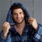 OHS Teddy Dressing Gown Tartan Check Soft Unisex Hooded Xmas Loungewear Robe