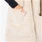 OHS Teddy Fleece Scarf Long Thermal Soft Pockets Hand Neck Warmer Marl Wrap