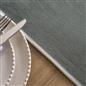 OHS Piped Trim Table Mats Runner Set Matte Velvet Placemats Home Decor