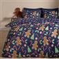 OHS Gingerbread Man Bedding Set Kids Xmas Reversible Duvet Cover with Pillowcase