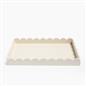 OHS Scallop Edge Tray Serving Plate Decorative Organiser Storage Home Decor