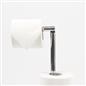 Free Standing Toilet Roll Holder Space Saving Storage Bathroom Loo Roll Frame