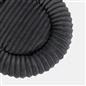 OHS Ribbed Pet Bed Soft Fleece Round Calming Anti Anxiety Cushion for Dog Cat
