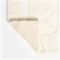 OHS Quilted Pet Blanket Soft Sherpa Fleece Animal Dog Cat Throw