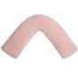 Teddy Fleece V Shaped Pillow Body Neck Support Pregnancy Orthopaedic Cushion