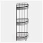 OHS 3 Tier Shower Caddy Bathroom Organiser Plastic Freestanding Corner Shelf