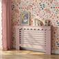 OHS Scallop Radiator Cover Engineered Wood Modern Side Board Cabinet Shelf