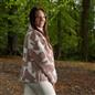 OHS Half Zip Hoodie Geometric Print Teddy Fleece Jumper Pullover Sweatshirt