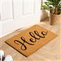 OHS Slogan Welcome Doormat Natural Non Slip Indoor Outdoor Coir Door Mat Rug