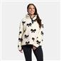 OHS Bows Half Zip Hoodie Teddy Fleece Winter Thermal Jumper Pullover Sweatshirt