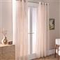 OHS Tufted Arches Voile Net Curtains Pair of 2 Window Panels Slot Top Set