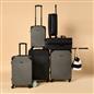 OHS Hard Shell Suitcase Luggage Set Travel ABS 4 Wheels Trolley Cabin Carry-On