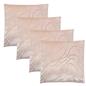 Velvet Cushion Covers Metallic Wave 2/4 Pack of Filled Plump Pads Home Decor Set