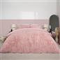 OHS Teddy Bedding Set Soft Fleece Faux Fur Fluffy Cosy Warm Duvet Cover