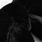 OHS Bow Shaped Cushion Velvet Decorative Filled Scatter Pillow Gift