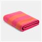 OHS Stripes Print Throw Soft Blanket Polar Fleece Lightweight Bedspread