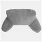 OHS Teddy Fleece Reading Pillow Cuddle Cushion with Arms Lumbar Bed Chair