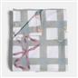 OHS Bow Gingham Throw Soft Blanket Polar Fleece Lightweight Bedspread