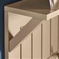 OHS Coat Rack Wall Mounted Shelf Engineered Wood Floating Display Unit