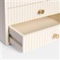 OHS Ribbed Desktop Drawers Organiser Freestanding Tabletop Cabinet Storage Unit