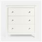 OHS Chicago Bedside Table 2/3 Drawer Hallway Cabinet Nightstand Unit Home Decor