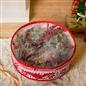 OHS Wreath Storage Bag Plain Printed Xmas Festive Decoration Holder Organiser