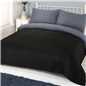 Brentfords Plain Navy Duvet Cover with Pillowcase Reversible Blue Bedding Set