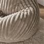 OHS Ribbed Bean Bag Chair Adult Gaming Beanbags with Filling Cosy Couch