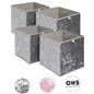 OHS Crushed Velvet Storage Boxes Cube Set Square Foldable Folding Toys Clothes