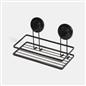 OHS Suction Shower Caddy Organiser Wall Mounted Bathroom Shelf Rust Resistant