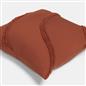 OHS Tufted Contour Cushion Covers 2 Pack Decorative Square Pillowcases