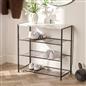 OHS Manhattan Shelf Storage 4 Tier Shoe Organiser Unit Hallway Office Home