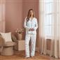 OHS Breakfast Pyjama Set Jersey Button Through Ultra Soft Nightwear Loungewear