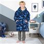 Kids Hoodie Blanket Oversized Sherpa Fleece Jumper Sweatshirt Soft Warm Throw