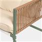 OHS Santorini Corner Sofa Table Set 5 Seater Garden Outdoor Patio Couch
