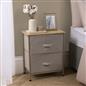 OHS Fabric Cabinet Bedside 2/3/4/5/6 Drawers Storage Unit Clothes Home Organiser