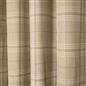 OHS Check Eyelet Curtains Pair Thermal Ring Top Textured Woven Ready Made