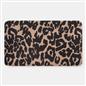 Leopard Bath Mat Cushioned Non Slip Shower Bathroom Mat Rug Soft Absorbent