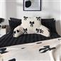 OHS Bows Cuddle Cushion Fleece Back Support Reading Pillow with Arms Bed Chair
