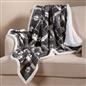 Check Fleece Pet Blanket Throw Over Bed Supersoft Plush Sherpa Warm Chair Sofa