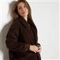 OHS Waterfall Cardigan Warm Teddy Fleece Open Front Wrap Loungewear Outwear