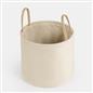Velvet Storage Basket Hamper Clothes Toys Organiser Fabric Washing Bag Handles