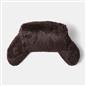 OHS Fluffy Cuddle Cushion Reading Pillow with Arms Lumbar Bed Chair