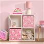 Storage Cube Boxes Unicorn 2/4 Pack Folding Space Saving Shoe Toy Cube Tidy Set