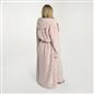 OHS Teddy Marl Fleece Soft Adults Dressing Gown Unisex Full-Length Robe