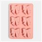 OHS Bow Shape Ice Cube Tray Silicone Ice Maker Mould Easy Release BPA Free